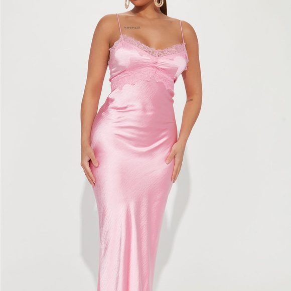 Jania maxi dress -pink size S - Picture 2 of 2